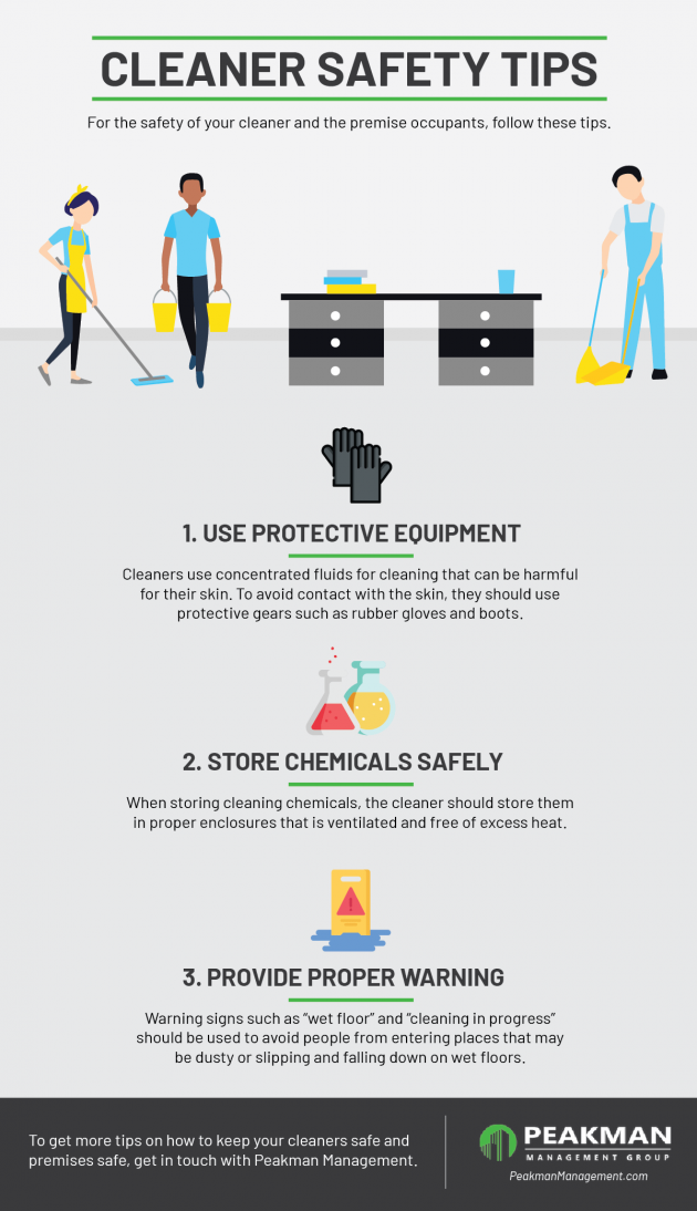 Cleaner Safety Tips – Peakman Management Group